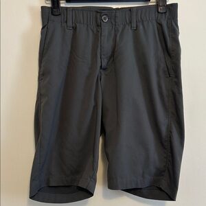 Under Armour Men's Dark Gray Flat Front Shorts